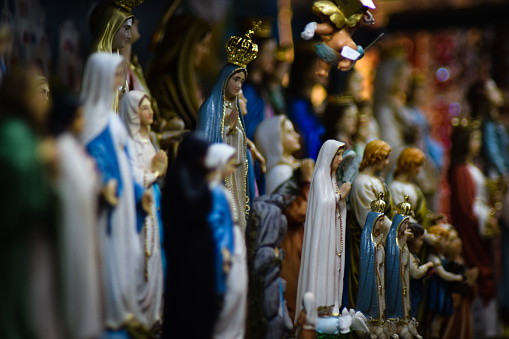 Catholic Statues of Saints and Virgin Mary