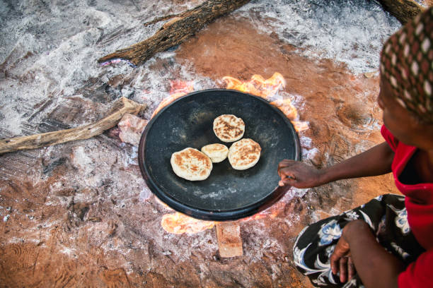 istock baked traditional african dipapata bread 1895578989