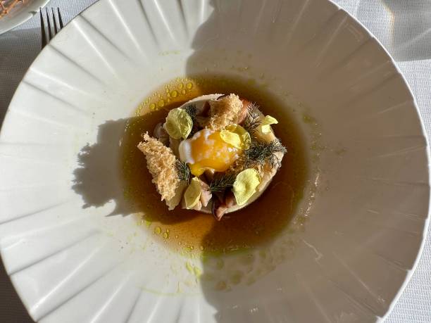 istock Mushrooms, onsen egg umami dish 1895702898