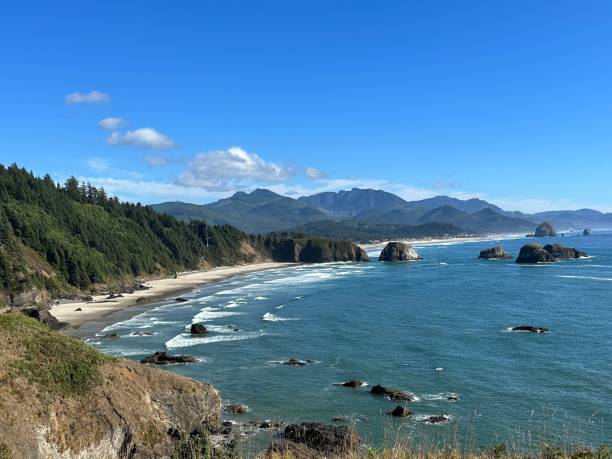 istock Drone view of beach at Ecola State Park, Pacific coast, Oregon 1895764192