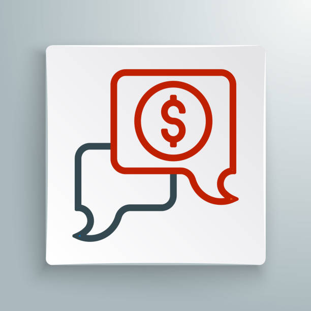 istock Line Business negotiations icon isolated on white background. Team work process. Business management teamwork meeting and brainstorming. Colorful outline concept. Vector 1895781786