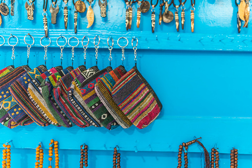 Tunisian Arabic Ornamented Knitted Wallets