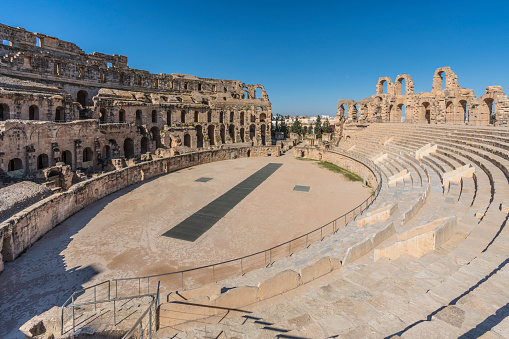 Arena of el Djem - the biggest amphitheatre in Africa, Tunisia