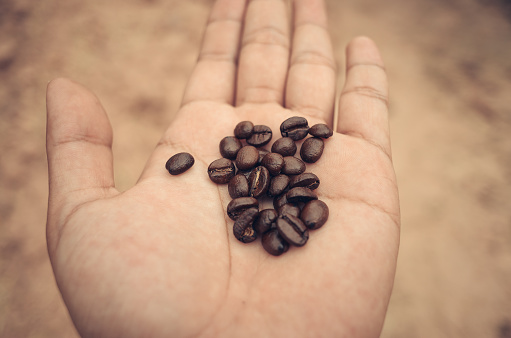 Asian coffee beans