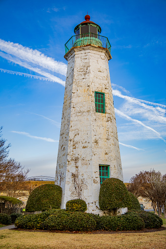 Old Point Comfort Lighthouse in Hampton, VA