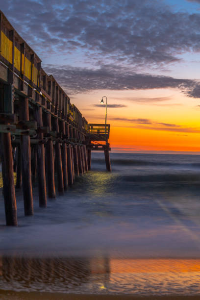 istock Beautiful sunrise at Sandbridge in Virginia Beach 1896181613