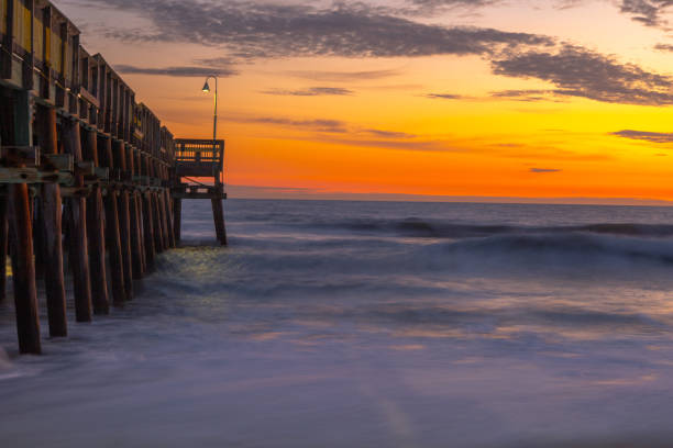 istock Beautiful sunrise at Sandbridge in Virginia Beach 1896182118