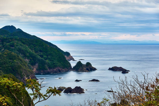 istock Scenic view of ocean against moody sky 1896203667