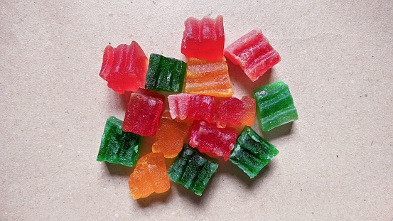 Seaweed flavored gummy candy