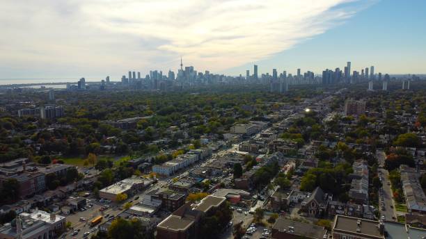 istock Danforth Avenue and the Toronto Skyline 1896301894