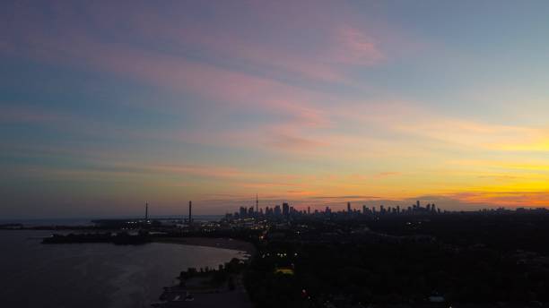 istock Colourful Sunset Over Toronto Skyline 1896301895