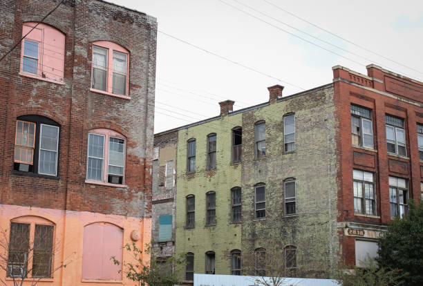 istock Pink and Green Building 1896303422