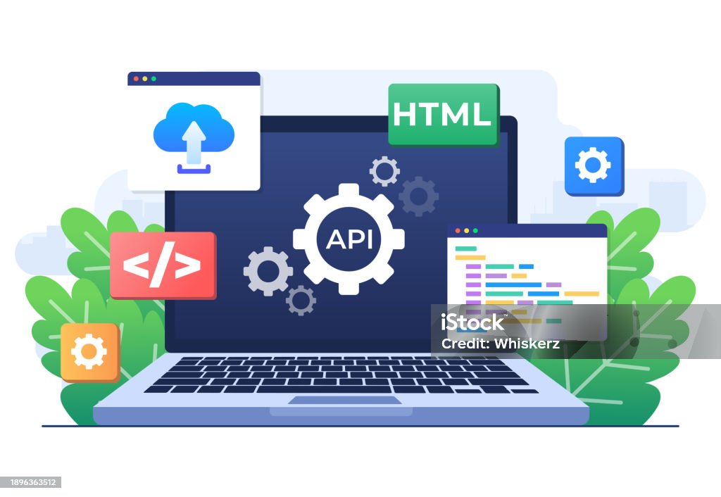 Application Programming Interface Concept Api Provides The Interface ...