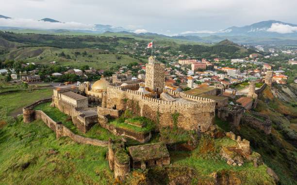 istock Aerial view of Akhaltsikhe Castle 1896434726