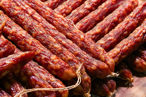 Traditional Chinese pickled meat sausage