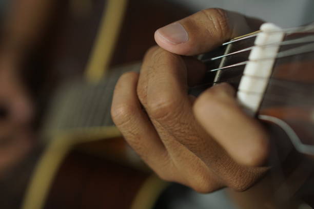 istock Close-up man playing acoustic guitar 1896461380