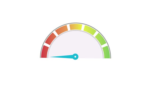 Fuel Meter Dashboard, fuel level indicator with arrow flashing low fuel icon animation