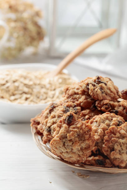 istock Oatmeal raisin cookies. 1896720841