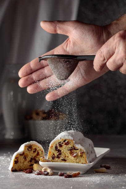 istock Traditional fruit cake for Christmas with raisins and nuts. 1896720843