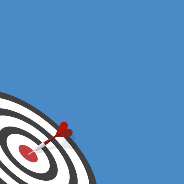 istock Dart hits the center. Business challenge failure and success concept. 1896937751