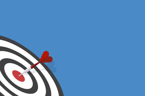 istock Dart hits the center. Business challenge failure and success concept. 1896938795