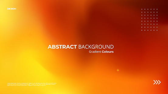 Abstract orange and red gradient blurred background, design for landing page template