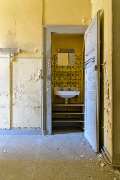 istock view of a small room with a sink in an abandoned convent 1896964644