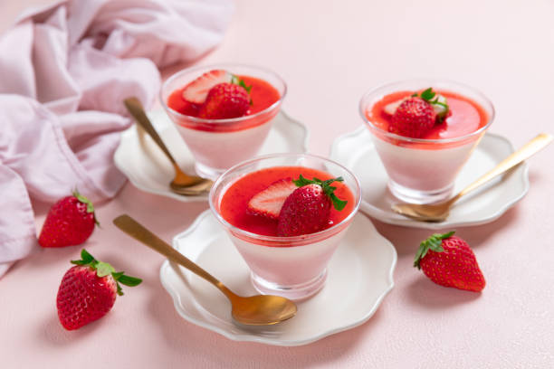 istock Homemade strawberry mousse dessert 1896995084