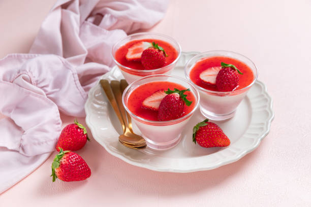 istock Homemade strawberry mousse dessert 1896995085