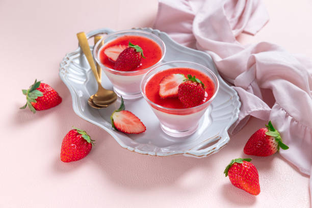 istock Homemade strawberry mousse dessert 1896995089