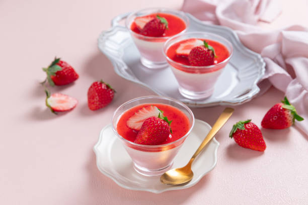istock Homemade strawberry mousse dessert 1896995093