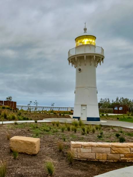 el faro idílico - perch rock lighthouse fotografías e imágenes de stock