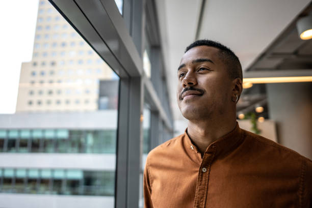 istock Businessman contemplating on the office 1897052124