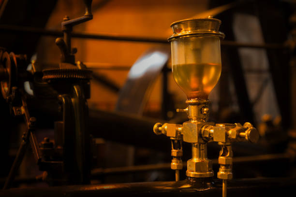 Close up shot of metallurgy worker doing metal works. Industrial interiors, Hard work jobs.