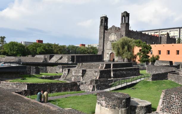 istock Plaza of Three Cultures (Plaza de las Tres Culturas), Mexico City 1897278111
