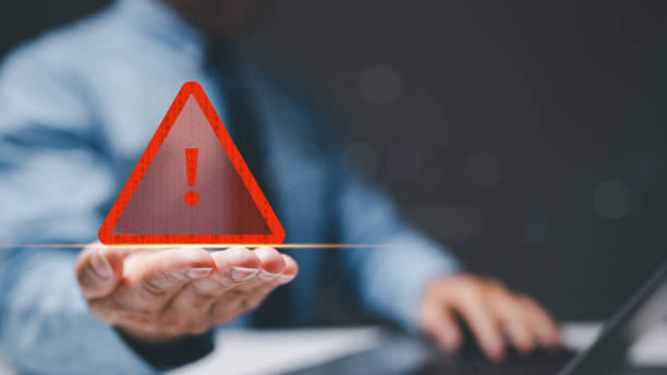 istock Receiving a warning notification from WormGPT serves as a crucial alert in cyberspace, emphasizing the importance of network protection and safety against cybercrime, hackers, and viruses. 1897331117