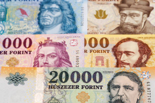 istock Hungarian forint a business background 1897347653
