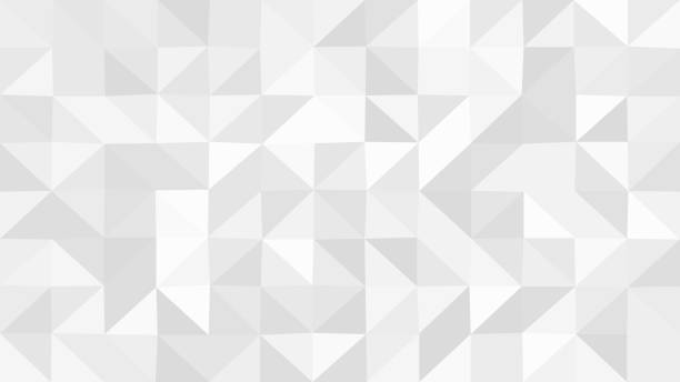 illustrations, cliparts, dessins animés et icônes de motif de fond polygonal - polygonal - fond d’écran noir et blanc gris - illustration vectorielle. modèle de fond polygonal sans couture - polygonal - fond d’écran gris - illustration vectorielle - carré forme bidimensionnelle