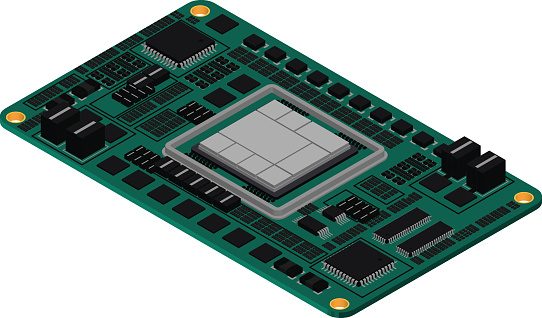 An Illustration Of The Components Of A Basic Computercomputer ...