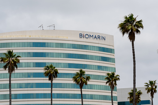 BioMarin office in Brisbane, CA, USA, June 7, 2023. BioMarin Pharmaceutical Inc. is an American biotechnology company.
