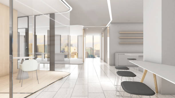 istock Meeting rooms in large companies,3d rendering 1897528817