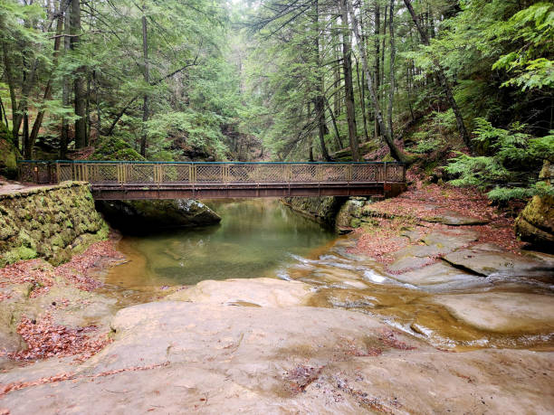 istock Hocking Hills State Park in Ohio Bridge 1897549068