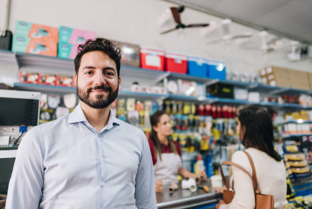 istock Portrait of a mature man at construction material store 1898093309