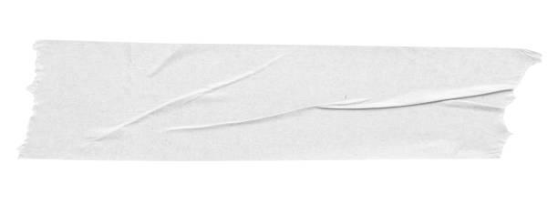 istock White adhesive paper tape isolated on white background 1898214136