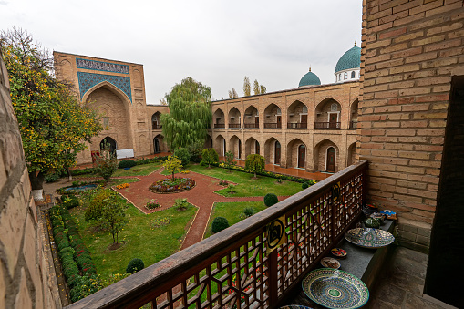 the architectural ensemble of the square Chorsu, together with the Kukeldash madrasah