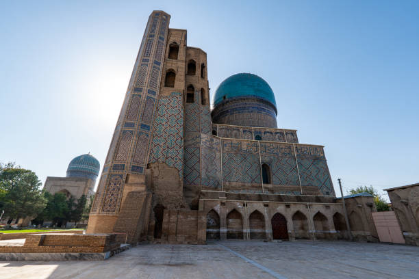 central part of Bibi-Khanim in Samarkand, Uzbekistan