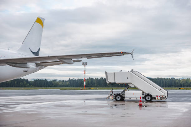 istock White Airplane Stepladder At An Airport 1898274115