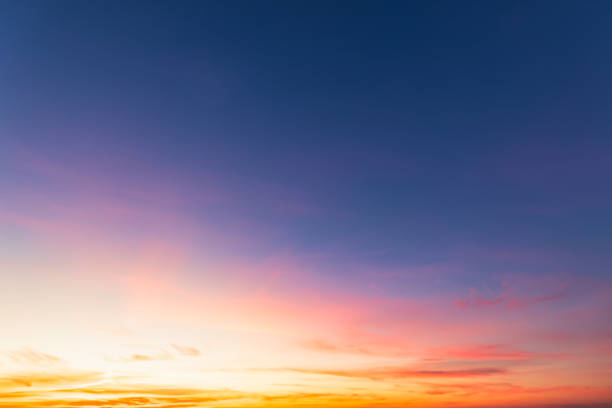 istock New Day Unfolds: Azure and Tangerine Morning Skies 1898311461