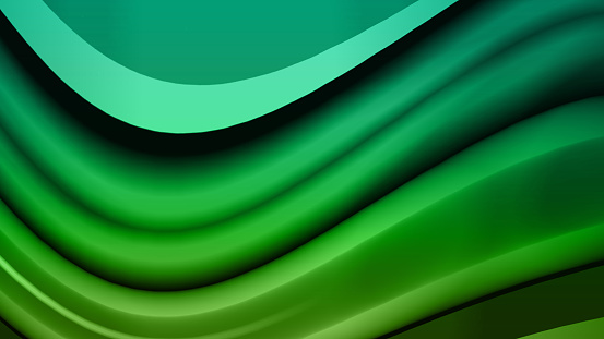 background of a stream green. Abstraction. 3D illustration