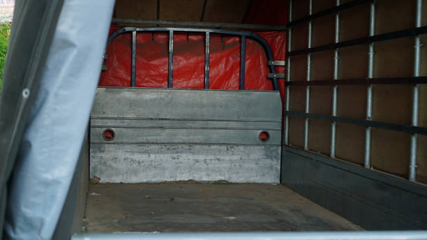 istock Back side of an empty truck 1898730243